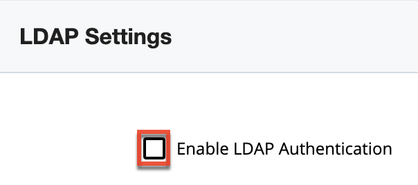 SugarIdentity LDAPSettings EnableLDAPAuth