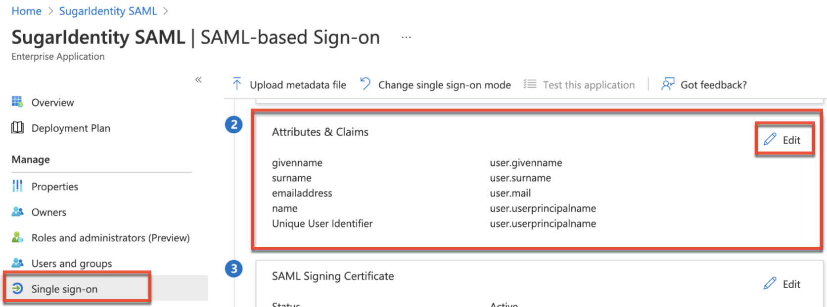 AWS CustomSAML2.0App AttributeMappings