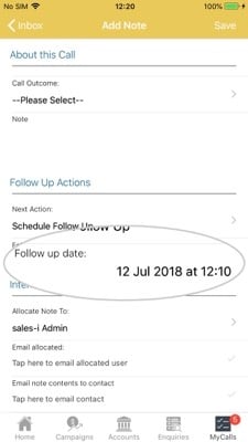 MyCalls Apple 6