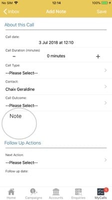 MyCalls Apple 7
