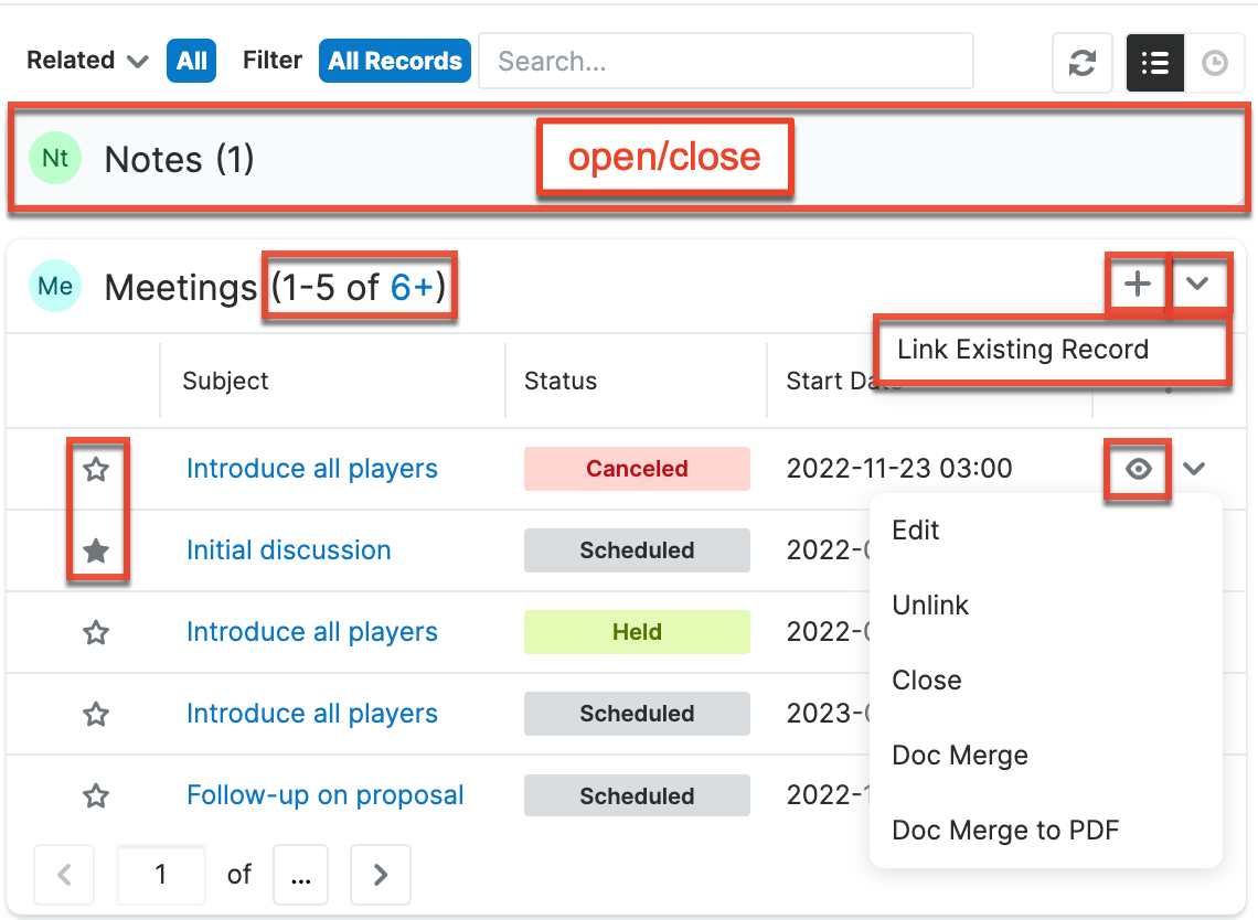 RelatedRecordSubpanels