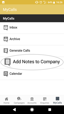 MyCalls Android 2