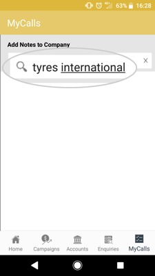 MyCalls Android 3