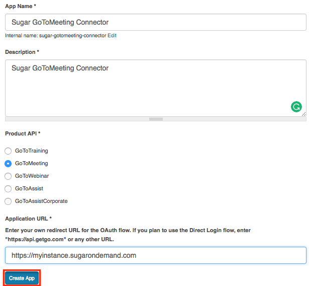 IntegratingGTMAdmins CreateApp