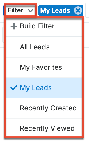 Creating a filter