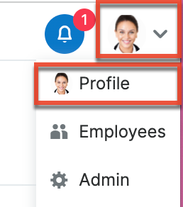 Sugar UserMenu Profile