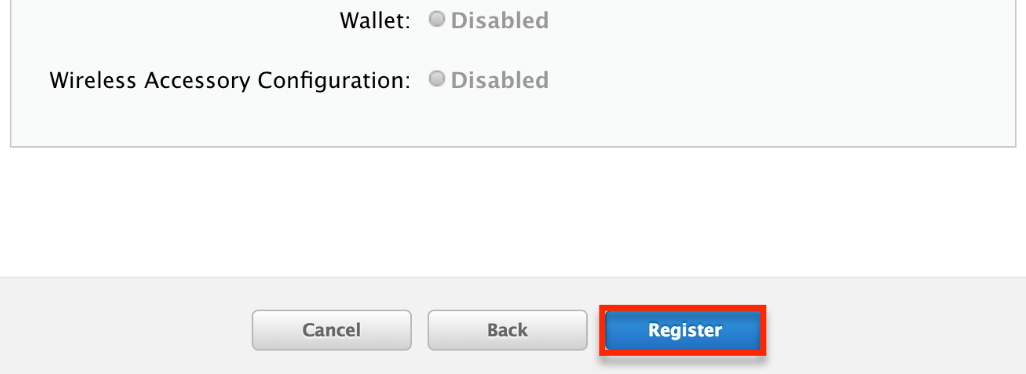 Binary RegisterAppID