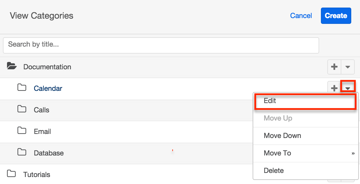 KB7.7 EditCategoryviaListView