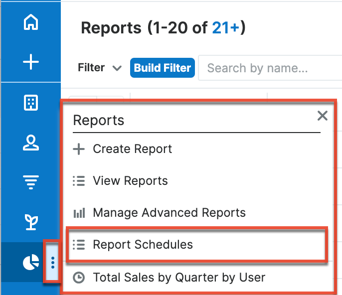 ReportsModuleTab ReportSchedules