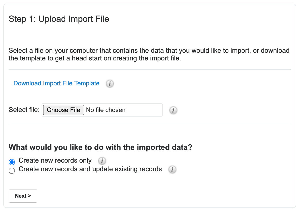 Import DocuSign envelopes