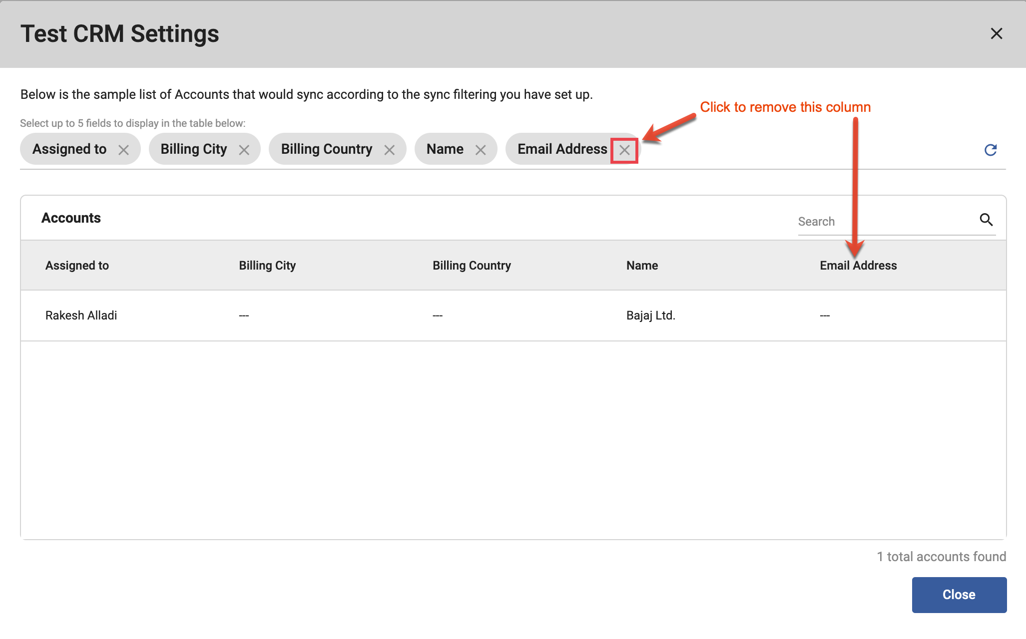 SM CRM sugar testsync2