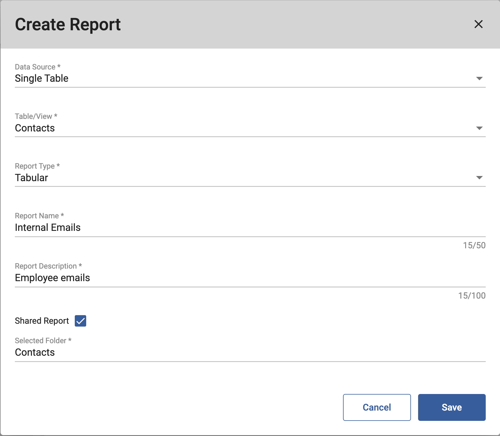 SM UG Lists reportemail1