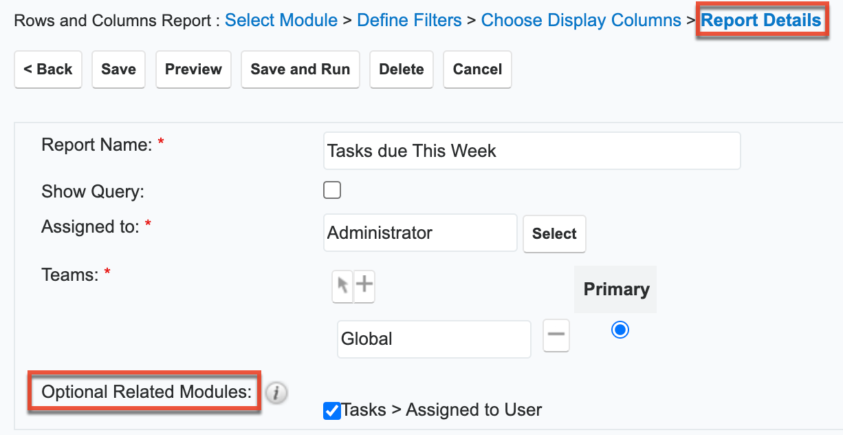 Optional Related Modules