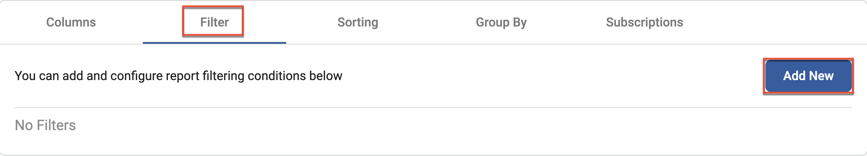 SM UG Reports addfilter