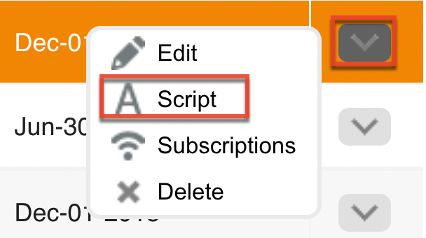 SM Admin webcat script