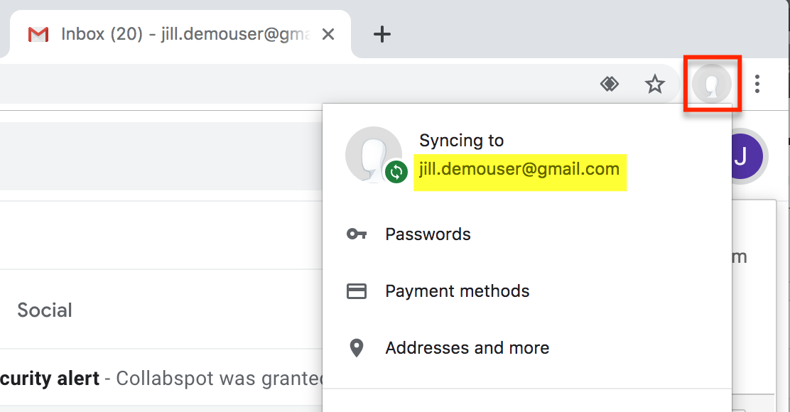 logged-in-user-chrome