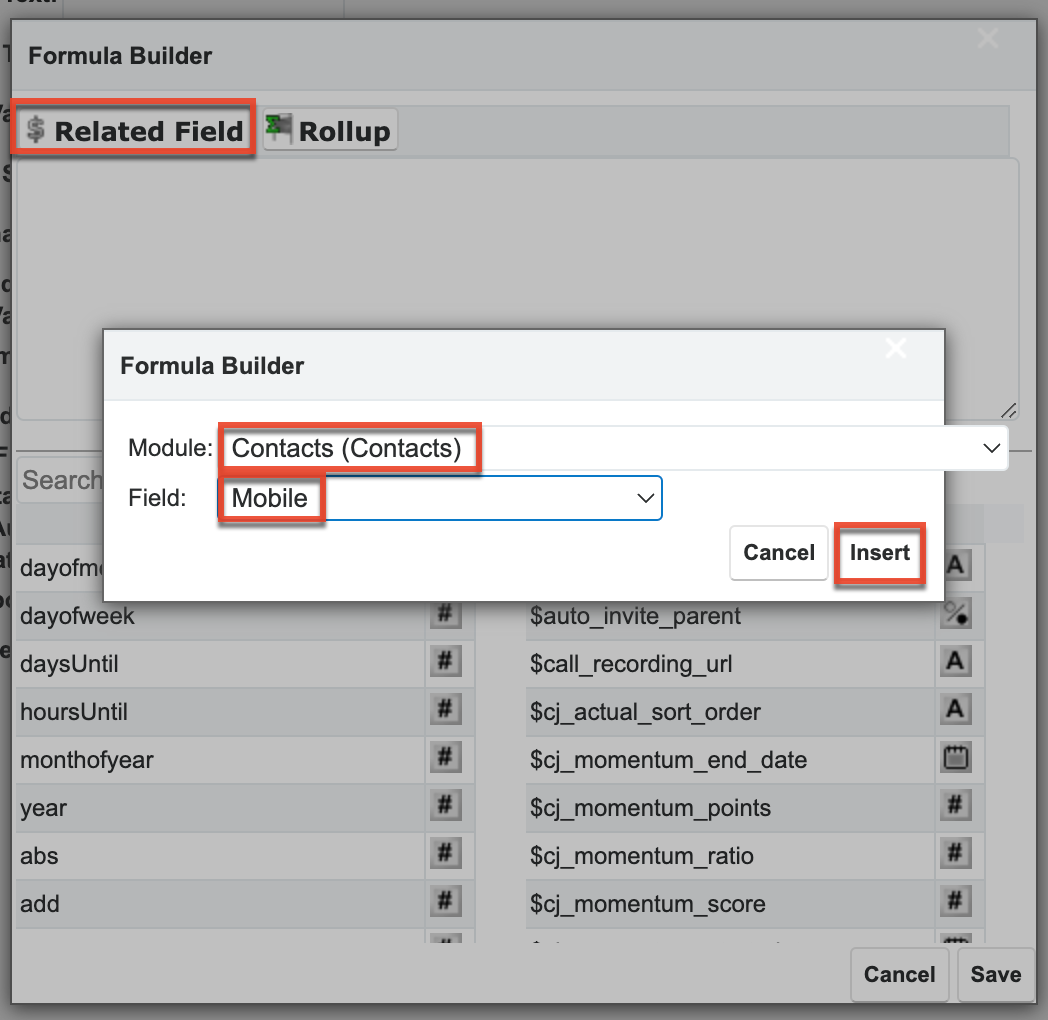 Add Related Field