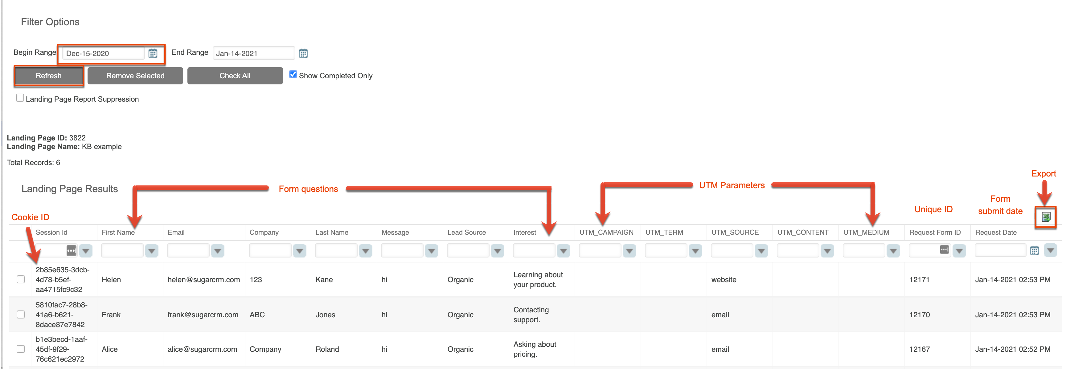 SM UG Forms reports2
