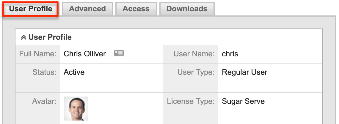 GetStarted UserProfileTab