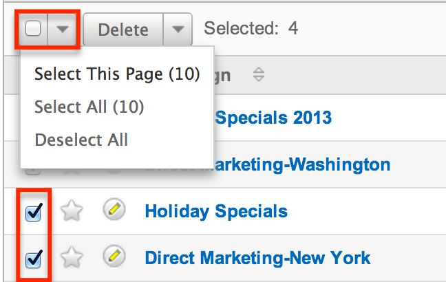 Campaigns_ListView_Checkbox_Selection