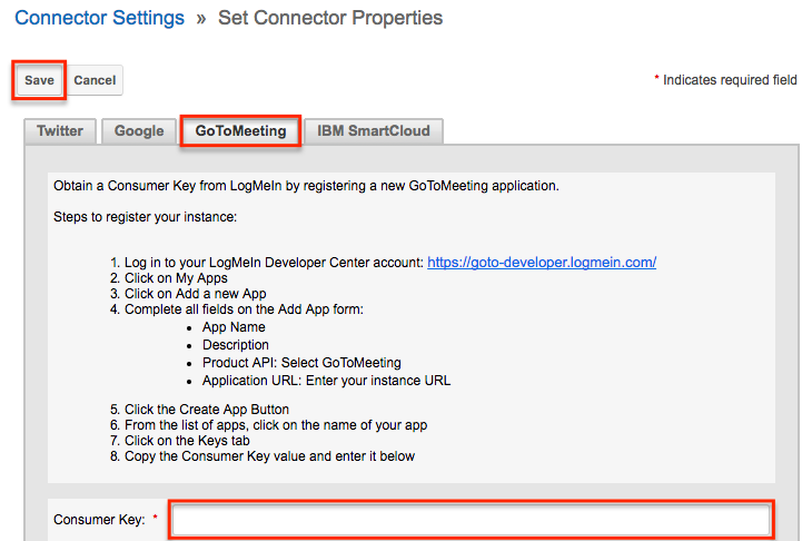 Admin Connectors GTM Tab
