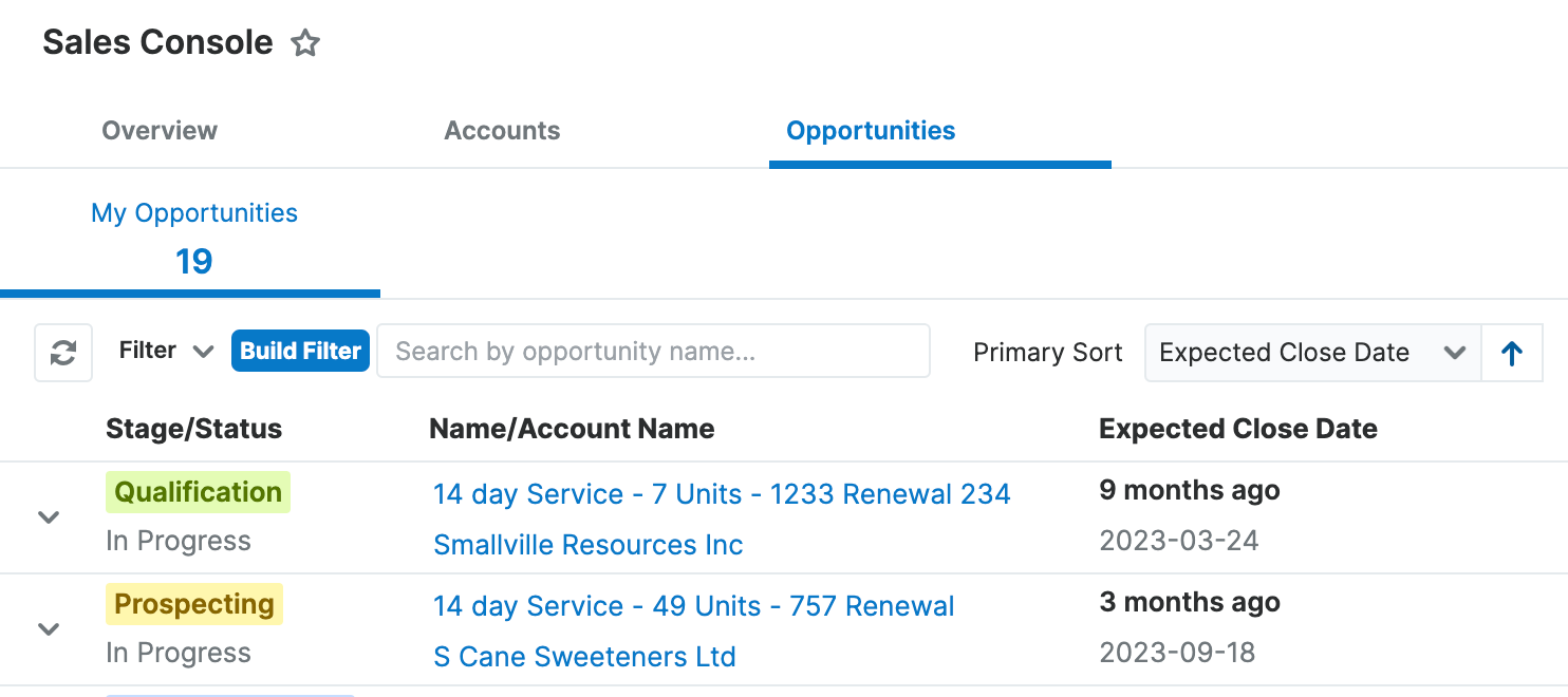 sales-console-metrics-widgets