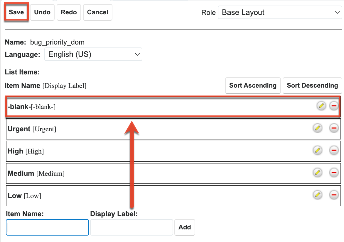 Move NULL value to the top of the list