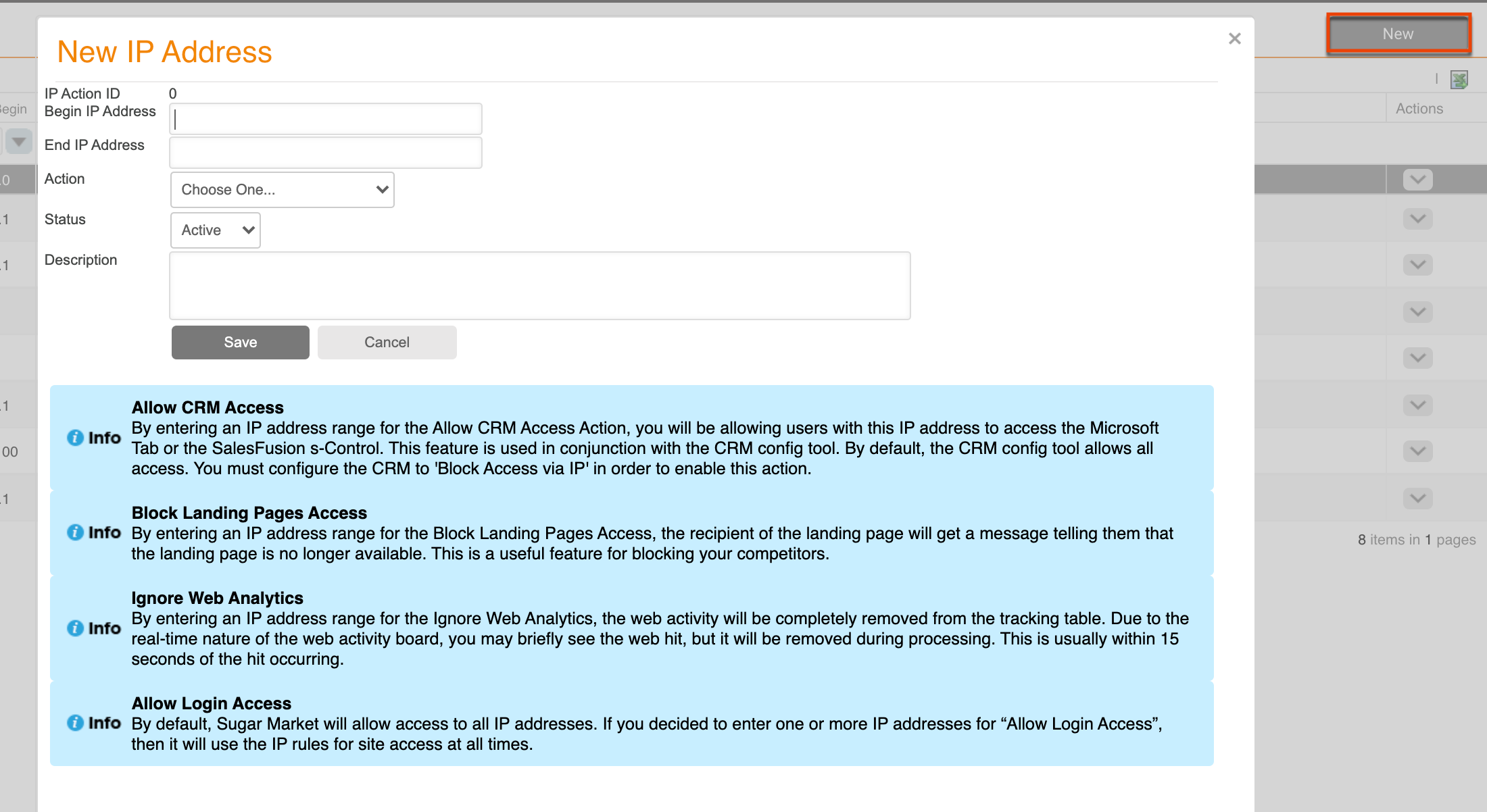 SM Admin newipaddress