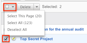 Checkbox selection LV