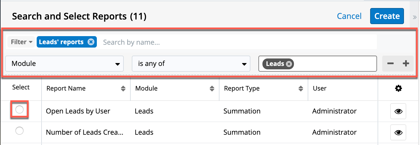TargetLists SelectReports 7.7