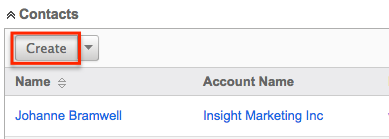UI DetailView SubPanels Create