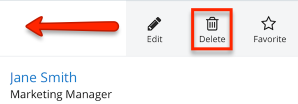Mobile ListView Delete