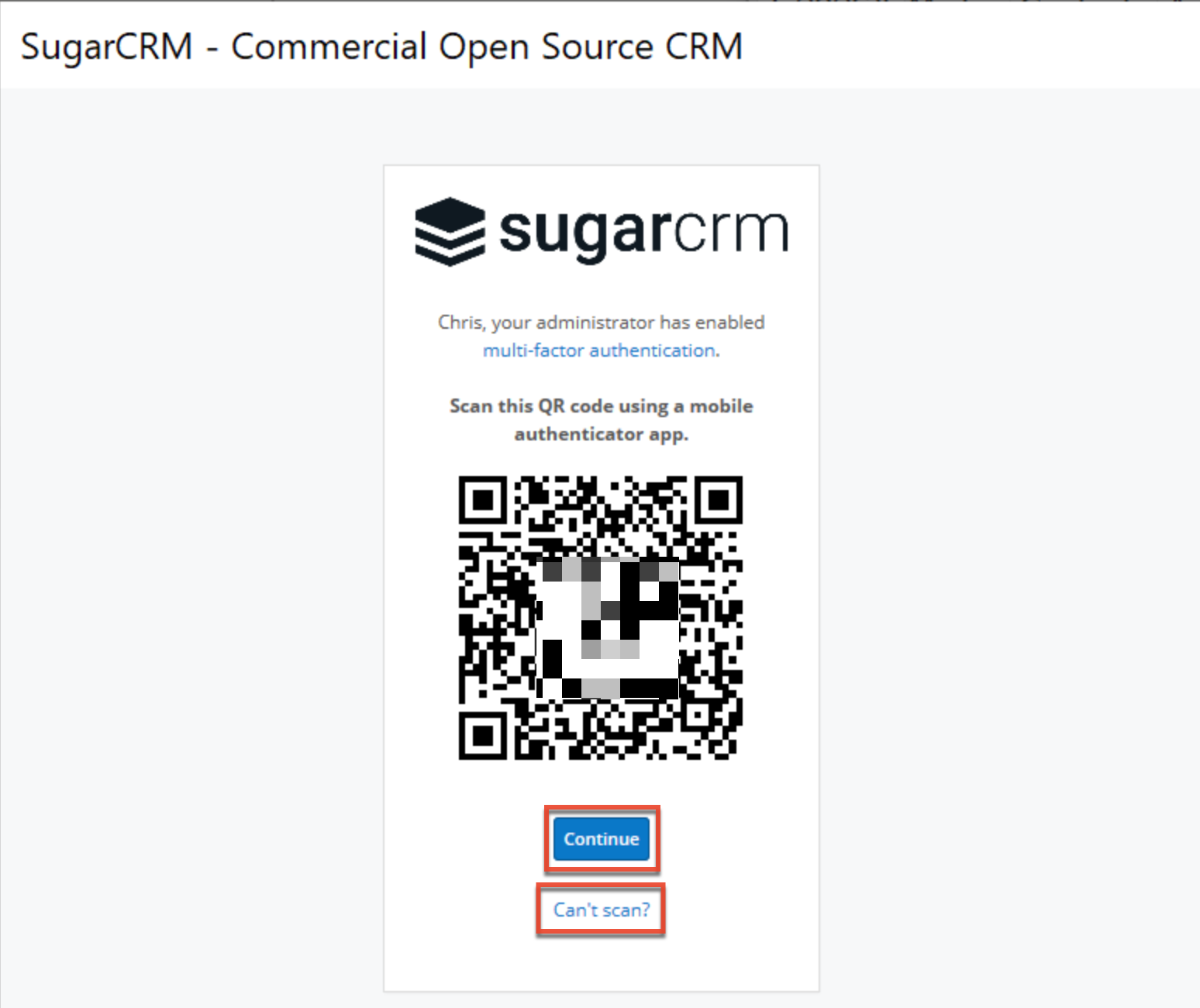 EPI LogIn MFA QRCode1