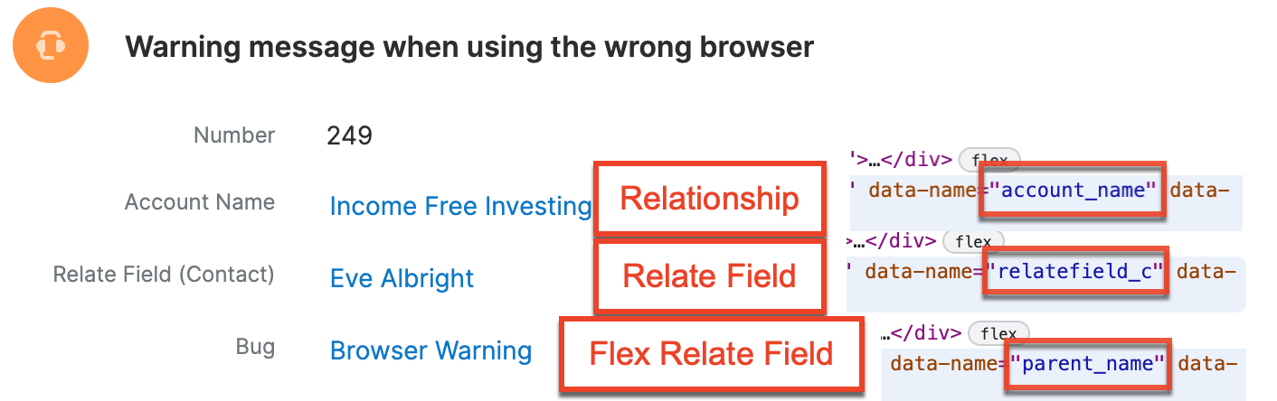 inspectfieldselements