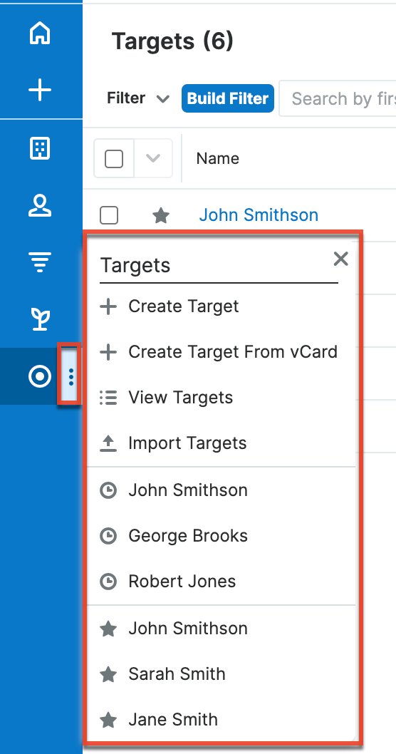 Targets ModuleTabMenu