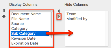 LegacySearch AdvSearch LayoutOptions DisplayColumn