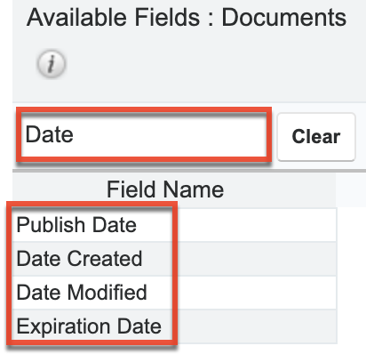 Search for related module filter