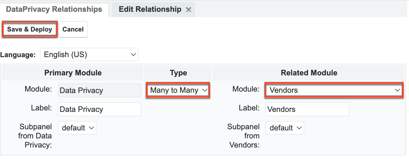 Many-to-many relationship with Data Privacy