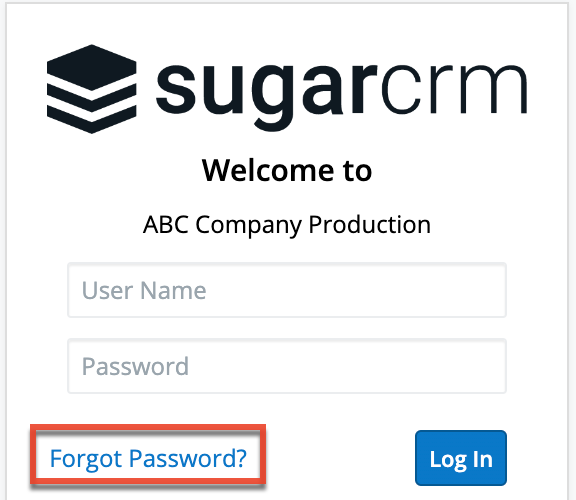 CS LoginScreen ForgotPassword