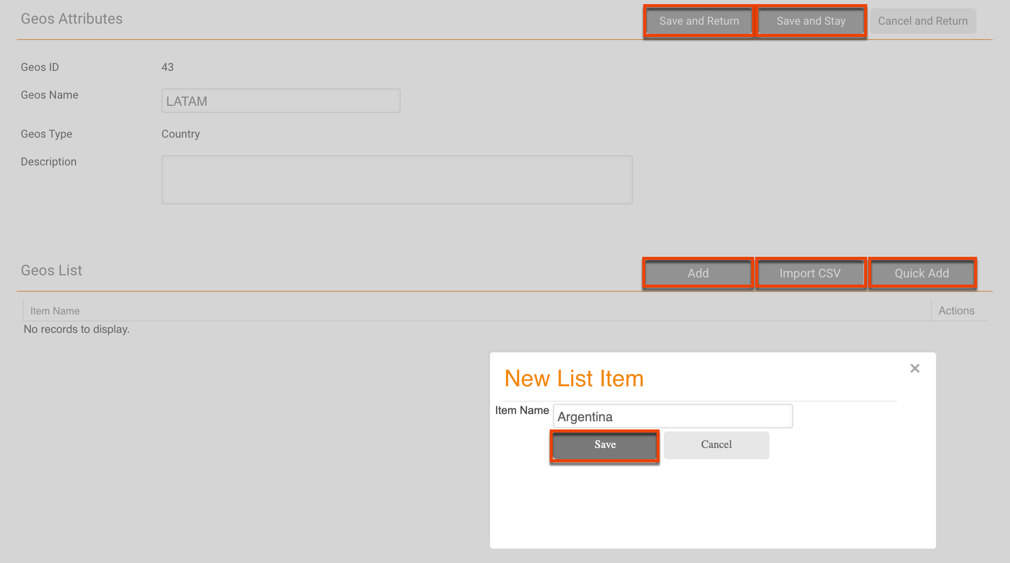 SM UG Config geolist