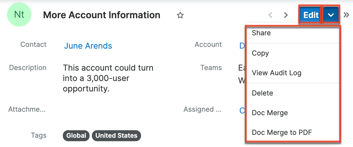 Notes RV ActionsMenu1