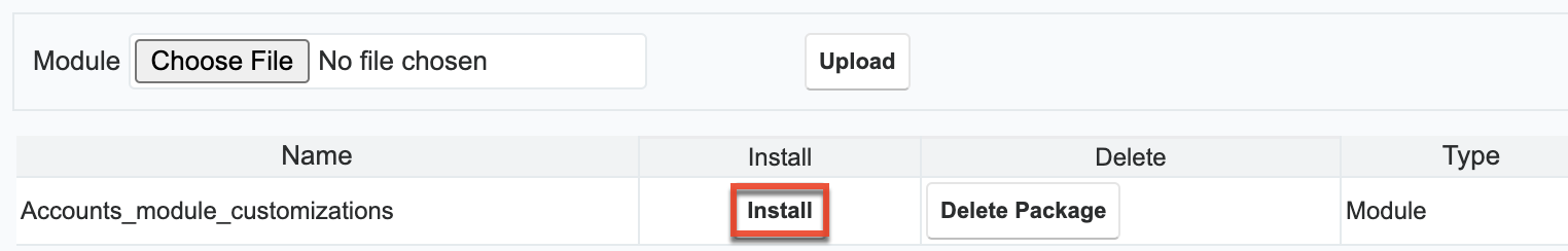 Install Package