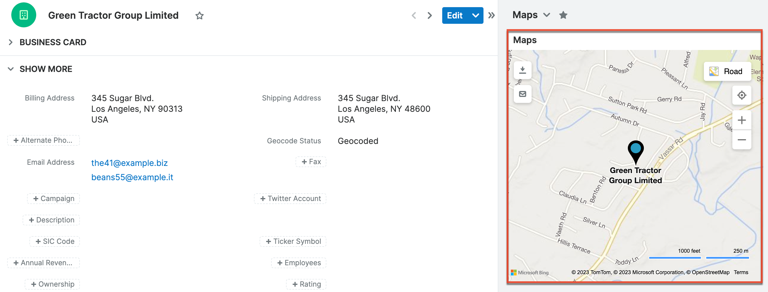 Maps dashlet on record view.png
