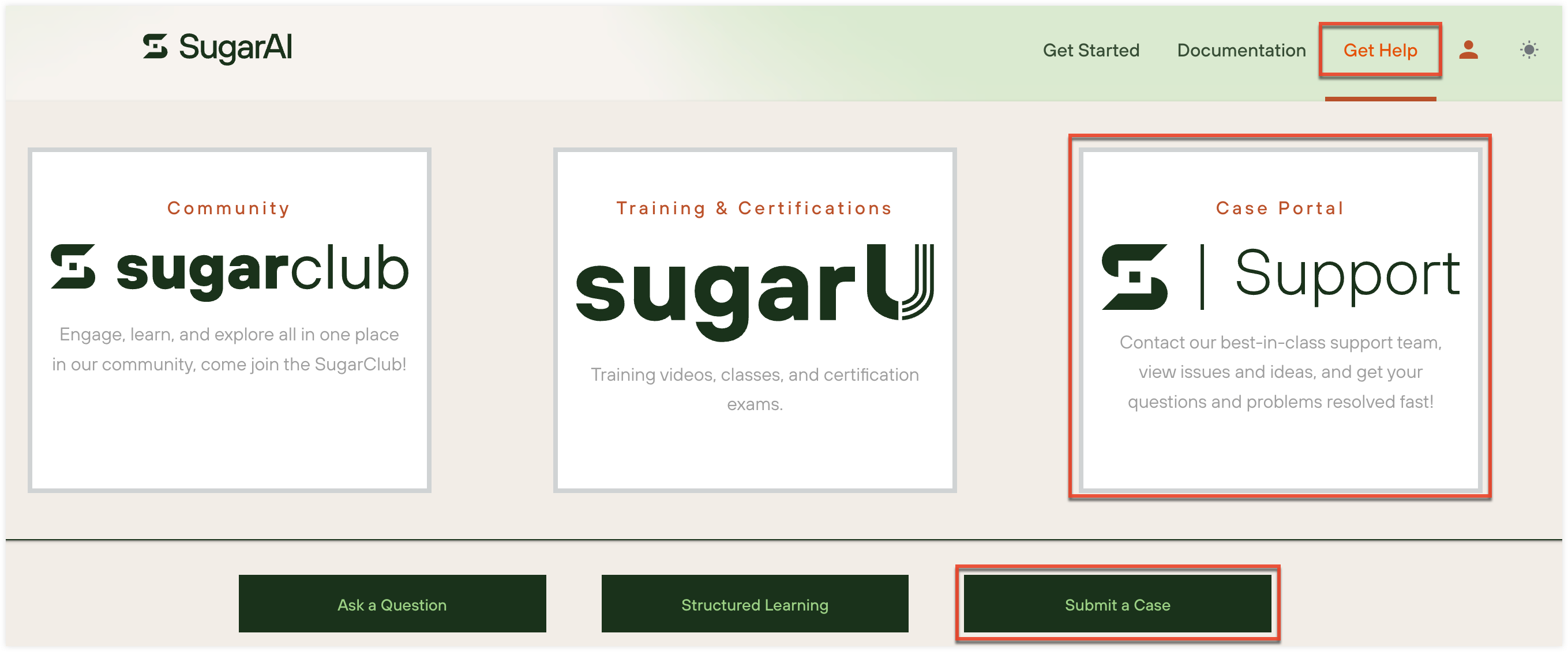 WorkingWithSugarSupport_GetHelp