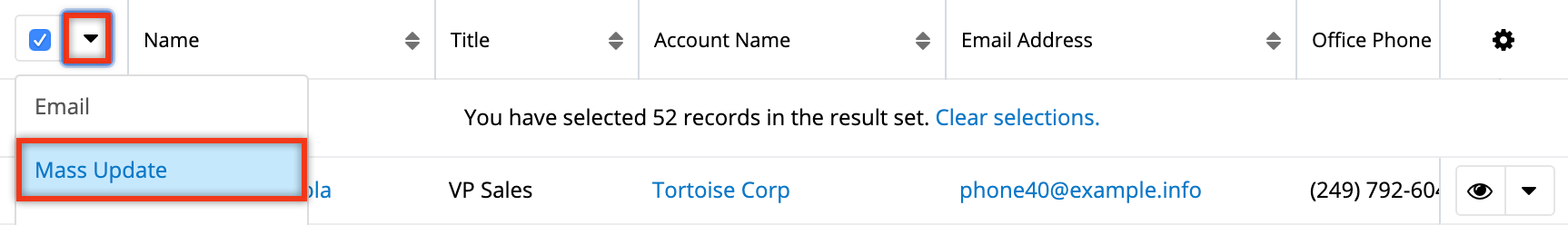 massupdate