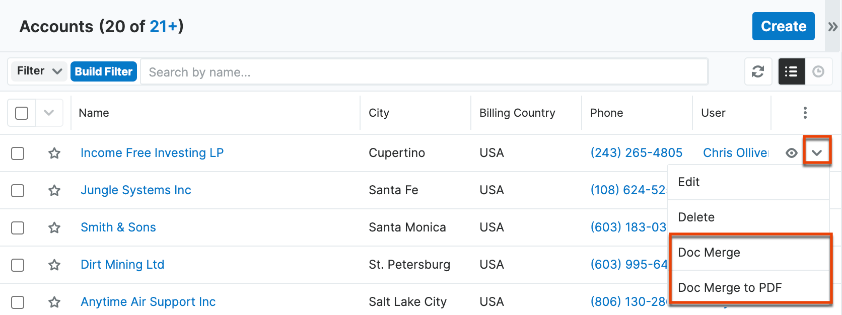docmerge listviewactions2