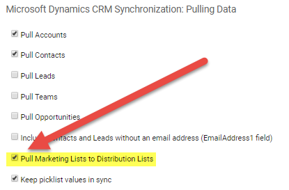 Static Lists vs Dynamic Lists - Connector Setting